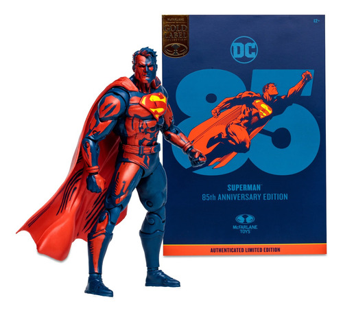 Figura Superman 85th Anniversary Edition Mcfarlane Toys