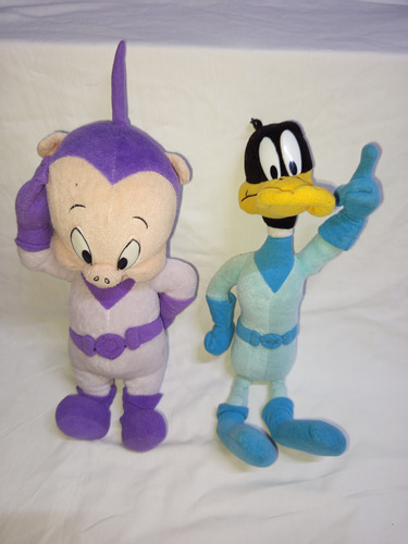 Peluches Pato Lucas Y Porku Duck Dodgers 40 Y 34 Cm Colecci Agua (Usado)