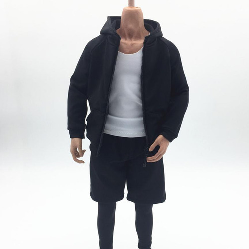 1/6 Mans Sports Workout Pants Trajes Conjunto Completo Para