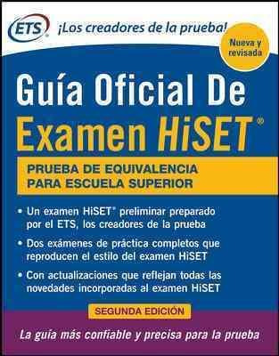 Libro La Guia Oficial Para El Examen Hiset - Educational ...