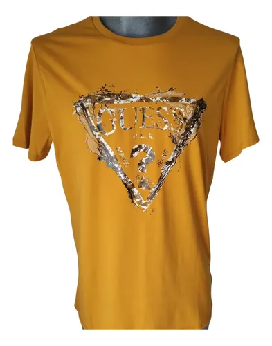 Playera guess amarilla hotsell