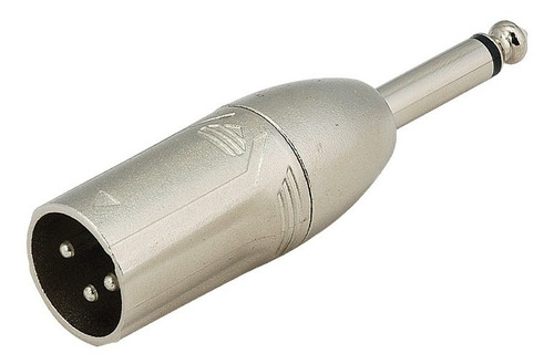 Conector Roxtone Mono Plug 1/4 - Canon Macho Xlr 3 Pin