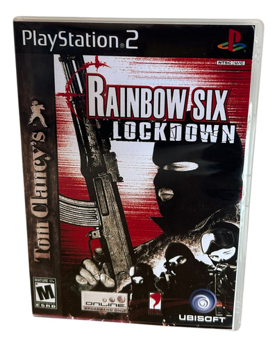 Jogo Rainbow Six Lockdown Play 2 Pt/br Com Capa E Poster Ps2