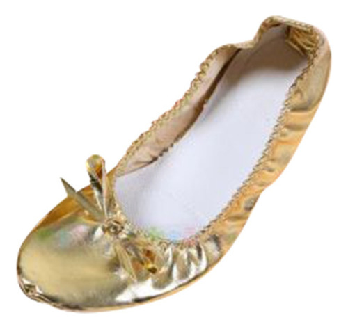 Zapatillas De Ballet De Material Cuero Para Mujer De Baile A