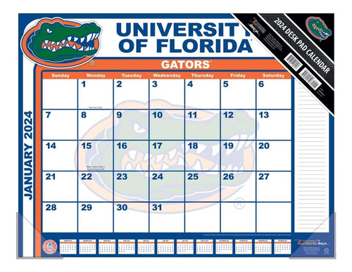 Turner Sports Florida Gators 2024 - Calendario De Escritorio