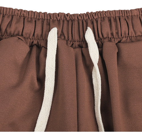 Bermudas Casuales Para Hombre Con Cordón Elástico Ajustable