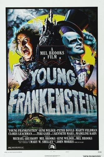 Póster De La Película El Joven Frankenstein 11x17 Impresión 