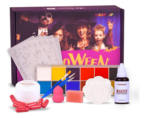 Vaneria Sfx Kit De Maquillaje, Kit De Maquillaje De Hallowee
