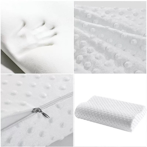 Imagen 5 de 6 de Almohada Viscoelastica Ortopedica Memory Pillow - 50x30 Cm