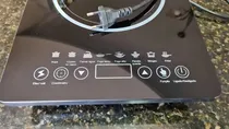Comprar Cocina eléctrica portátil de inducción táctil, 220 V, 1 quemador, color negro
