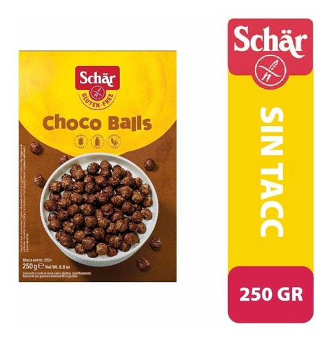 Cereales Schar Choco Balls Sin Tacc Ni Lactosa X 250 Grs.