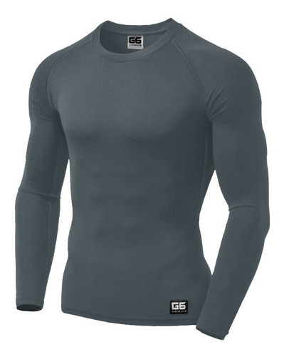 Imagen 3 de 4 de Remera Térmica Dry Manga Larga Camiseta Primera Piel G6