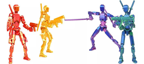 Wa Figuras De Acción Ensambladas T13, Robot 3d