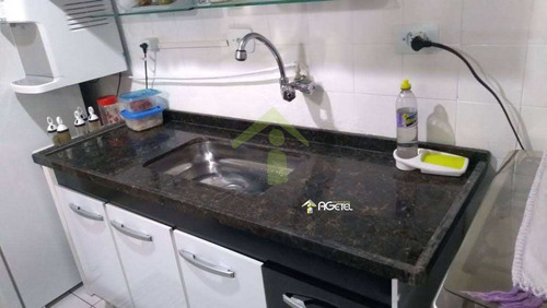 Imagem 5 de 14 de Apartamento Com 2 Dorms, Parque Pinheiros, Taboão Da Serra - R$ 250 Mil, Cod: 2449 - V2449