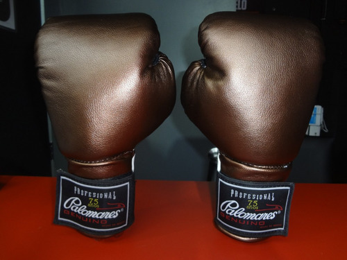 Par Guantes De Box Brilloso 8 Colores Palomares Genuino Fpx
