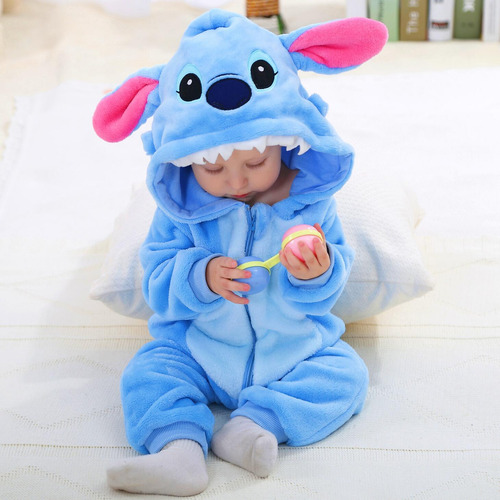 Pijama Kigurumi Con Dibujos Animados De Vaca Y Panda Con Pun