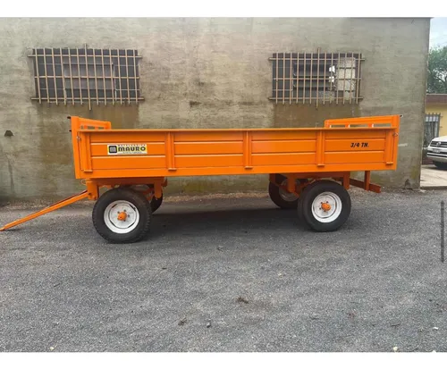 Acoplado Rural Mauro 3/4tn Medida 4x2 Mt Con Barandas.
