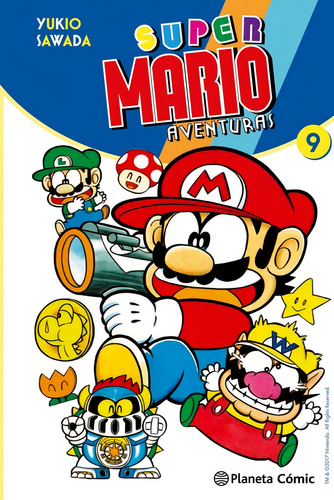 Super Mario Nã⺠09, De Sawada, Yukio. Editorial Planeta Cómic, Tapa Blanda En Español