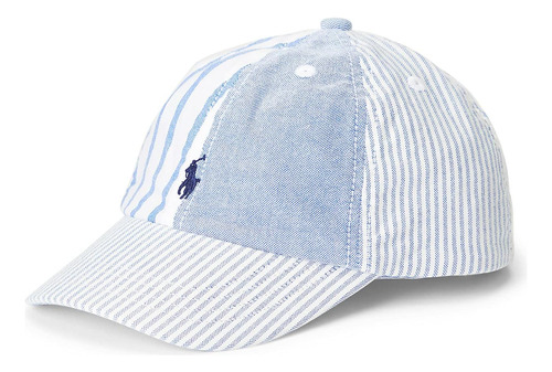 Polo Ralph Lauren Gorra Oxford De Algodón A Rayas Para Niño 