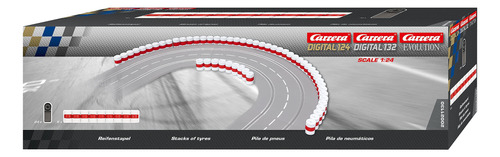 Carrera   - Pilas De Neumáticos Para Pared Digital 124/132.