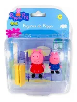 Comprar Kit 2 Mini Figuras Peppa Pig Peppa E George Cu002F Card Sunny