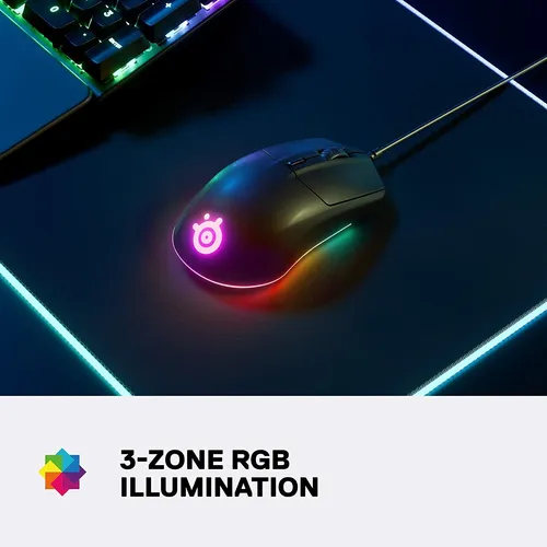 Sensor Óptico Truemove3 De La Serie Mouse Steel Rival
