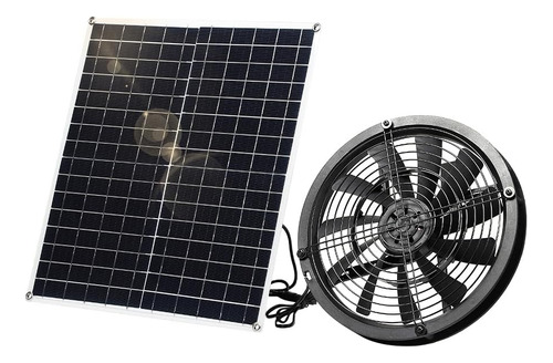 Ventilador Solar, 20w Resistente Intemperie Ventilador ...