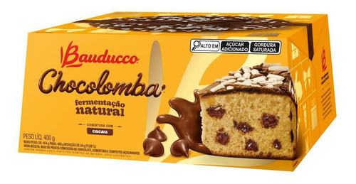 Colomba Pascal Bauducco Bolo Páscoa Gotas Chocolate 400g