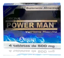 Comprar Suplemento En Tabletas Power Man 500mg Pastilla Azul Hombres