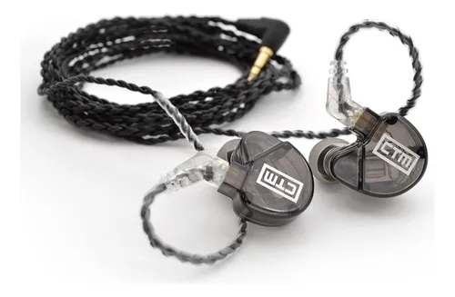 Clear Tune Monitors (ctm) Standard In-ear Cable 50 Negro Mo