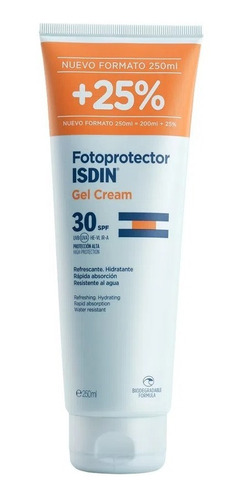 Isdin Fotoprotector Gel Crema Spf 30 250ml