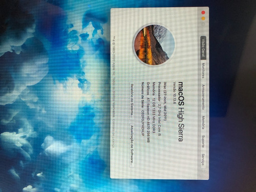 iMac 27 - Inch, Mid 2011 / 12gb Memória/2,7ghz Intelcore I5