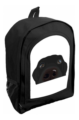 Mochila Negra Nena Nene Jardin/ Preescolar Cachorros Ar2