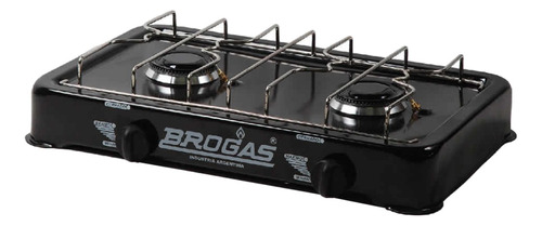 Anafe Brogas 2 Hornallas Enlozado  Para Gas Envasado