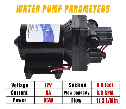 Boine 4008-101-e65 Bomba De Diafragma De 12 V Bomba De Agua