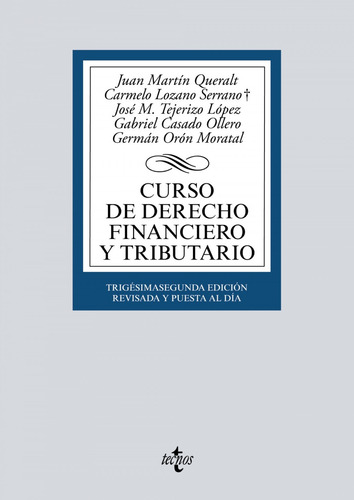 Imagen 1 de 1 de Curso De Derecho Financiero Y Tributario