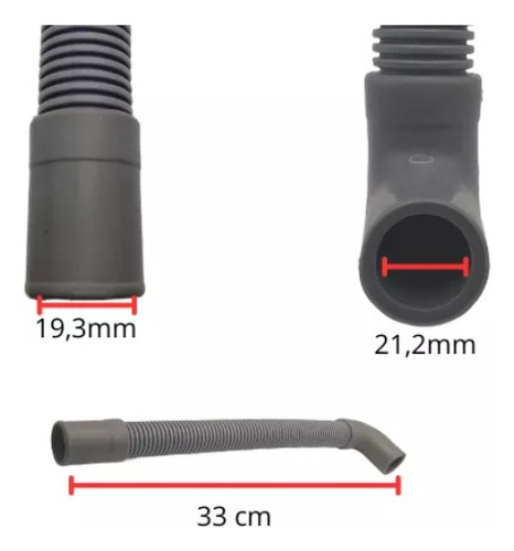 Mangueira Interna Drenagem Lava Louça Blf10 W11102563 Origin