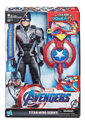 Avengers Capitan America Con Power Fx E3301