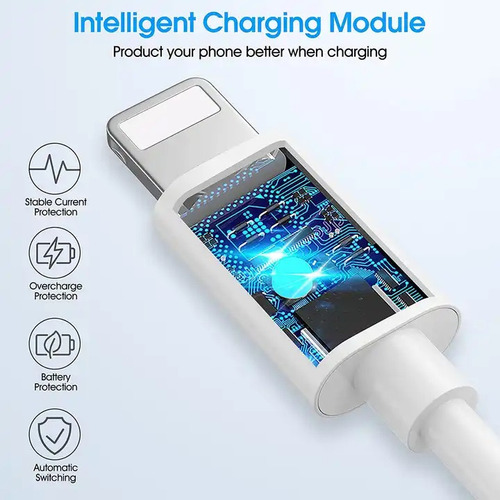 Cable De Carga Rápida Tipo C Para Iphone Ipad 1 Metro 20 W