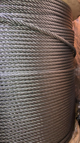 Cable De Acero Galvanizado 8mm 6x19+1 1000 Metros Technik