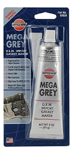 Silicón Gris Mega Grey Alta Temperatura 85gr 