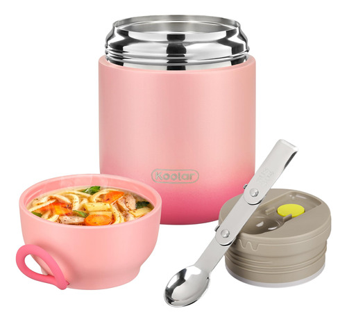 Koolar Soup Thermo For Vacuum Insulated Food Jar With 4g4y3