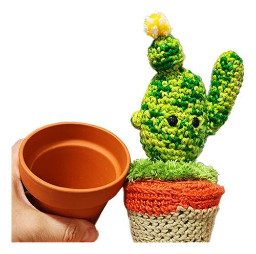 Amigurumi Cactus En Maceta De Terracota