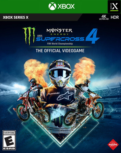 Monster Energy Supercross 4 Xbox One - Series X Fisico