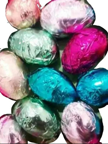 Huevos De Pascua N°4 (cm)con Confites Por Mayor Niños Envios