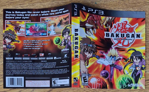 Bakugan Battle Brawlers - Ps3 (envio Em Até 24h) (Usado)