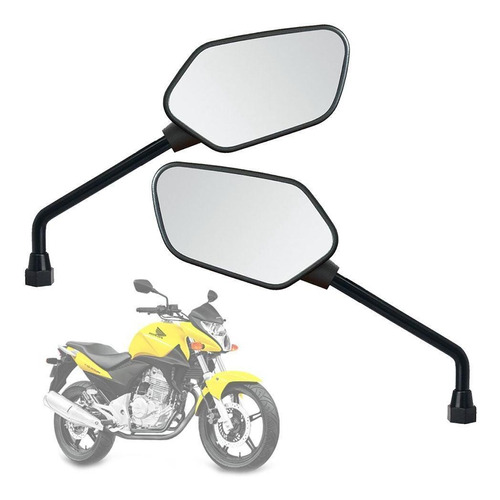 Par De Retrovisores Gvs Mini Para Honda Cb 300r 2011