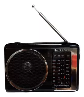 Radio Am Y Fm, Con Bocina, Batería Recargable Rfr-233, Negro