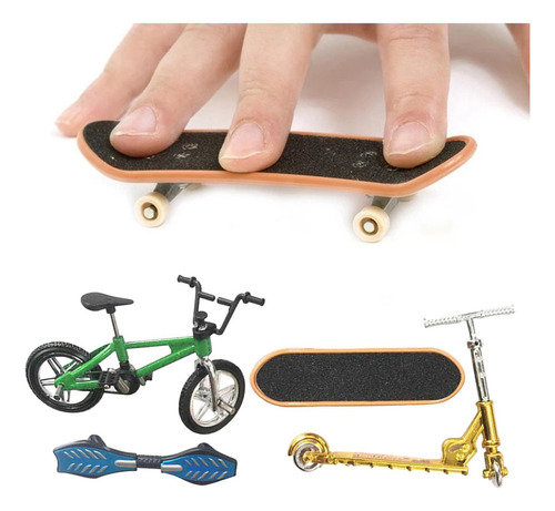 4 Piezas Finger Skateboard Bicicletas Finger Scooter Segundo