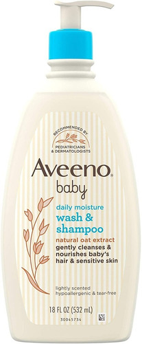 Champú Aveeno Baby Wash & Shampoo 18oz - Ml A $132